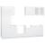 Set dulapuri de bucătărie, Lyon, 8 piese, alb, PAL GartenMobel Dekor
