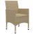 Set mobilier de grădină, 3 piese, bej GartenMobel Dekor