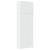 Dulap înalt, alb, 80x42,5x249 cm, lemn prelucrat GartenMobel Dekor