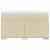 Pat box spring cu saltea, crem, 120x200 cm, textil GartenMobel Dekor