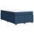 Pat box spring cu saltea, albastru, 120x200 cm, textil GartenMobel Dekor