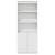 Dulap înalt, alb, 70x35x180 cm, lemn prelucrat GartenMobel Dekor