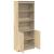 Dulap înalt, stejar sonoma, 70x35x180 cm, lemn prelucrat GartenMobel Dekor