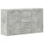 Bufet cu sertar Gri din beton 120 x 36 x 69 cm Lemn compozit GartenMobel Dekor