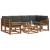 Set de canapele de exterior cu pernă 7 pcs Natural și Antracit GartenMobel Dekor