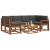 Set de canapele de exterior cu pernă 7 pcs Natural și Antracit GartenMobel Dekor
