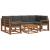 Set de canapele de exterior cu pernă 7 pcs Natural și Antracit GartenMobel Dekor
