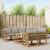 Set de canapele de exterior 9 pcs Gri natural și deschis GartenMobel Dekor
