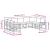 Set de canapele de exterior 9 pcs Gri natural și deschis GartenMobel Dekor