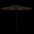 Umbrelă soare de grădină cu stâlp din oțel, maro 388x388x248 cm GartenMobel Dekor