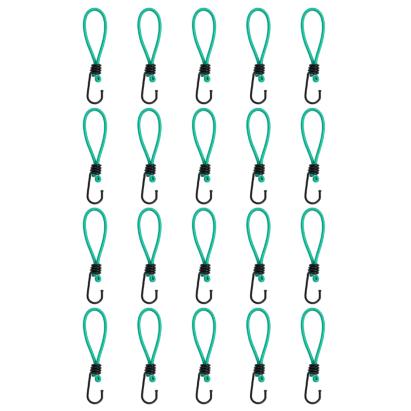 Corzi elastice cu cârlige, 20 buc., 15 cm GartenMobel Dekor
