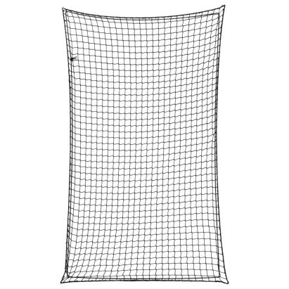 Plasă de remorcă cu funie elastică, negru, 2,5x1,5 m, PP GartenMobel Dekor