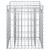 Pat ridicat din gabion Argintiu 50 x 50 x 60 cm Oțel Galvanizat GartenMobel Dekor