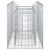 Pat ridicat din gabion Argintiu 100 x 50 x 60 cm GartenMobel Dekor