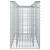 Pat ridicat din gabion Argintiu 100 x 50 x 80 cm GartenMobel Dekor