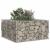 Pat ridicat din gabion Argintiu 80 x 80 x 40 cm Oțel Galvanizat GartenMobel Dekor