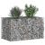 Pat ridicat din gabion Argintiu 100 x 60 x 55 cm GartenMobel Dekor