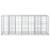 Pat ridicat din gabion Argintiu 140 x 60 x 55 cm GartenMobel Dekor