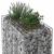 Pat ridicat din gabion Argintiu 90 x 50 x 150 cm GartenMobel Dekor