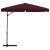 Umbrelă de soare exterior, stâlp din oțel, roșu bordo, 300 cm GartenMobel Dekor