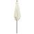 Umbrelă de soare cu LED-uri, stâlp aluminiu, alb nisipiu, 300cm GartenMobel Dekor