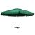 Umbrelă de soare de grădină, stâlp aluminiu, verde, 600 cm GartenMobel Dekor