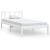 Cadru de pat, alb, 90x200 cm, lemn masiv de pin  GartenMobel Dekor