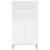Dulap înalt, alb, 60x36x110 cm, lemn prelucrat GartenMobel Dekor
