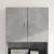 Dulap de perete, gri beton, 80x42,5x64 cm, lemn prelucrat GartenMobel Dekor