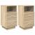 Noptiere 2 buc cu 2 sertare Stejar Sonoma 36x36x68 cm GartenMobel Dekor