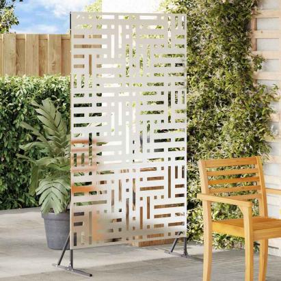 Ecran de intimitate Gri 100 x 50 x 180 cm Oțel GartenMobel Dekor