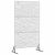 Ecran de intimitate Gri 100 x 50 x 180 cm Oțel GartenMobel Dekor