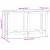 Banc de lucru Maro Ceară 140 x 50 x 80 cm Lemn masiv de pin GartenMobel Dekor