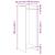 Suport pentru plante Alb 30 x 30 x 100 cm Lemn prelucrat GartenMobel Dekor