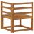 Sofa Colțar pentru Exterior Lemn Solid de Acacia natural GartenMobel Dekor