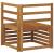 Sofa Colțar pentru Exterior Lemn Solid de Acacia natural GartenMobel Dekor
