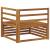Canapea de colț pentru exterior Lemn Solid de Acacia natural GartenMobel Dekor