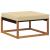 Hocker de Exterior Lemn Solid de Acacia natural GartenMobel Dekor
