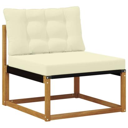 Canapea Medie pentru Exterior Lemn Solid de Acacia natural GartenMobel Dekor