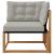 Sofa Colțar pentru Exterior Lemn Solid de Acacia natural GartenMobel Dekor