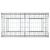 Pat ridicat din gabion Argintiu 100 x 50 x 60 cm GartenMobel Dekor