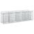 Pat ridicat din gabion Argintiu 200 x 50 x 60 cm GartenMobel Dekor