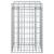 Pat ridicat din gabion Argintiu 50 x 50 x 80 cm Oțel Galvanizat GartenMobel Dekor