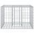 Pat ridicat din gabion Argintiu 60 x 60 x 40 cm Oțel Galvanizat GartenMobel Dekor