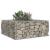 Pat ridicat din gabion Argintiu 100 x 100 x 40 cm GartenMobel Dekor