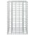 Pat ridicat din gabion Argintiu 50 x 50 x 80 cm Oțel Galvanizat GartenMobel Dekor