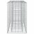 Pat ridicat din gabion Argintiu 130 x 50 x 80 cm GartenMobel Dekor