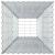 Pat ridicat din gabion Argintiu 50 x 50 x 150 cm GartenMobel Dekor