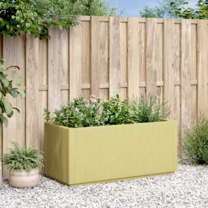 Cutie de flori pentru grădină Verde 80 x 36 x 35 cm GartenMobel Dekor