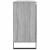 Servantă, gri sonoma, 101,5x35x70 cm, lemn prelucrat GartenMobel Dekor